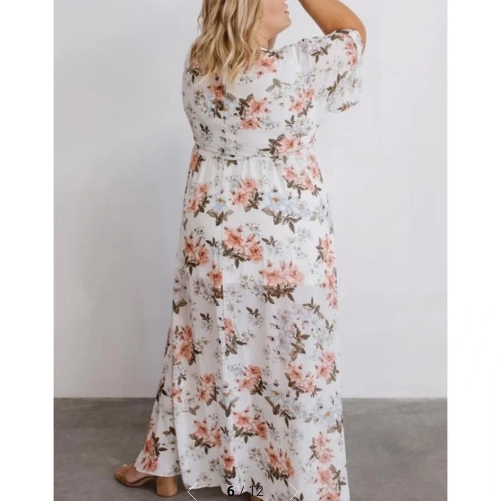 Baltic Born Kia Floral Kimono Maxi Dress - Picture 4 of 6